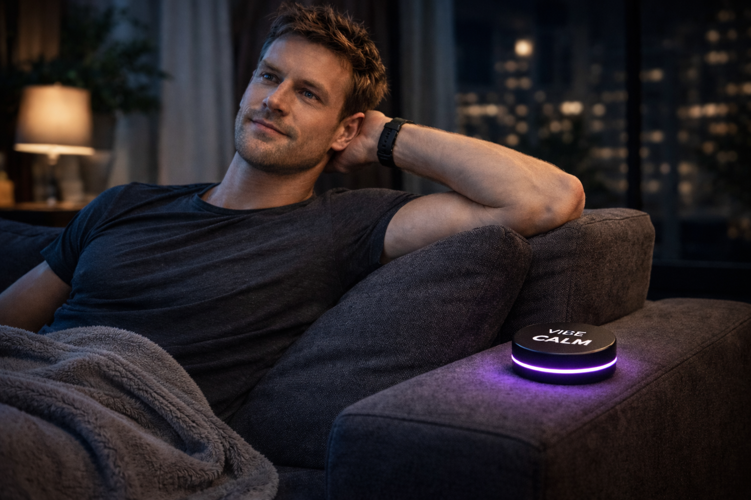 Athlete using VIBE CALM